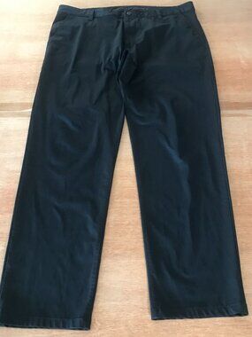 Rhone Commuter Performance Pants Men 36 Black Mid Rise Zip Pocket Athleisure